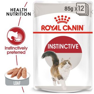 Royal Canin Pouch Instinctive Loaf 85gX12pcs สำหรับแมวโตอายุ 1 ปีขึ้นไป