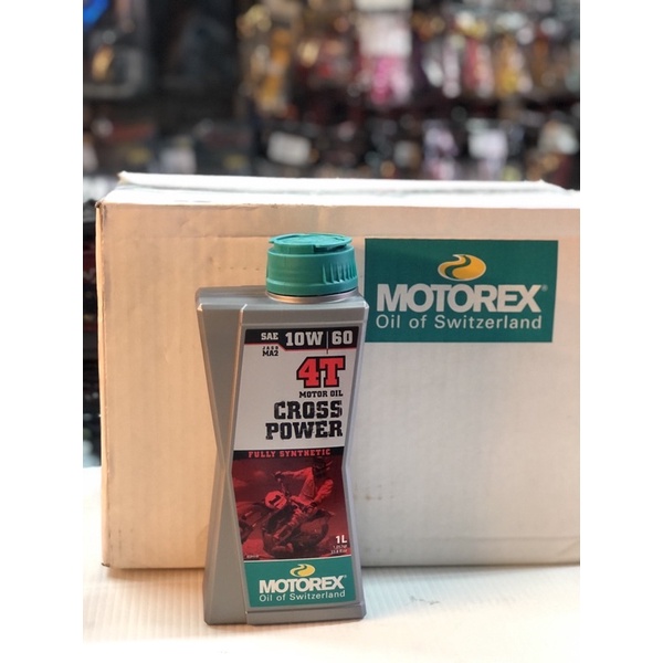 MOTOREX Cross Power 4T 10W60 1.0L น้ำมันเครื่องสำหรับรถสมรรถนะสูง