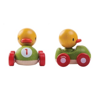 PlanToys ของเล่นไม้ แปลนทอยส์ รถแข่งเป็ดน้อย ของเล่นเสริมทักษะ เสริมพัฒนาการ DUCK RACER (1y+)