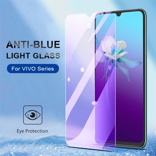 ฟิล์มกระจกนิรภัยกันรอยหน้าจอ กันแสงสีฟ้า สีม่วง สําหรับ Vivo Vivo V27e V25 V23 V21 V7 Plus V15 V17 V20 SE S1 Pro V5 V9 Y31 Y11 Y12 Y15 Y16 Y17 Y19 Y36 Y71 Y81 Y91i Y93 Y95 Y12s Y12A Y20i Y20s Y21 Y30i Y50 Y72 Y31s Y33s Y51 Y52 Y51a Y53s Y76 Y73s Y1s Y77