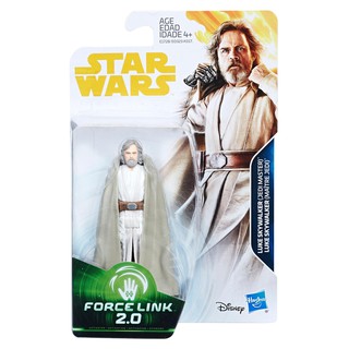 STAR WARS FORCE LINK 2.0 LUKE SKYWALKER (JEDI MASTER) FIGURE