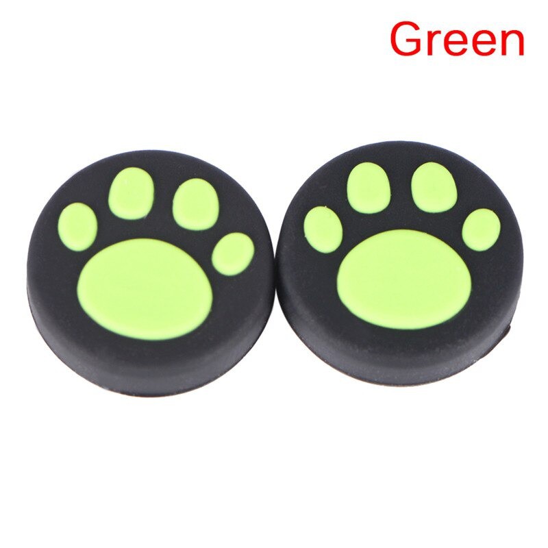 Analog Caps ลายเท้าแมว สำหรับ จอย PS2, PS3, PS4, PS5, Joy Pro, XBox 360, XBox one (จุกจอย)(จุกเท้าแมว)(ที่ครอบอนาล็อค)