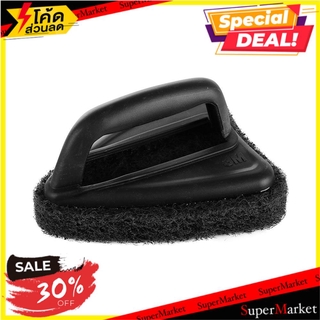 ✨HOT Item✨ ใยขัดพร้อมด้ามจับ SCOTCH-BRITE หัวจรวด สีดำ BRUSH SCRUB SCRUB FLOOR/WALL 3M BLACK แปรงทำความสะอาด