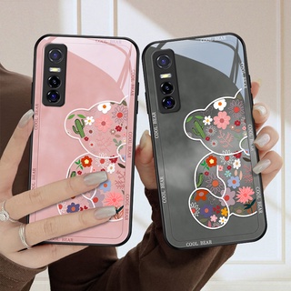 Dmy เคสโทรศัพท์มือถือกระจกนิรภัย สําหรับ vivo Y73S Y76S Y21 Y20 Y33S Y33T Y20i Y21A Y15S Y15A Y20S Y20i Y91 Y19 Y93 Y95 Y83 Y85 Y81 Y51 Y50 Y12 Y15 Y17 Y12s Y66 Y67 Y79 Y75