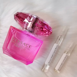 [🎀100%สปอตของแท้ ✅จัดส่งที่รวดเร็ว] Versace Bright Crystal Absolu EDP &amp; Bright Crystal EDT 5ml/10ml