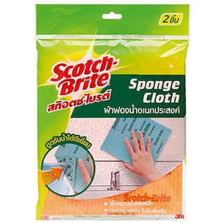 3m Scotch-brite สก๊อตช์-ไบรต์ ผ้าฟองน้ำอเนกประสงค์