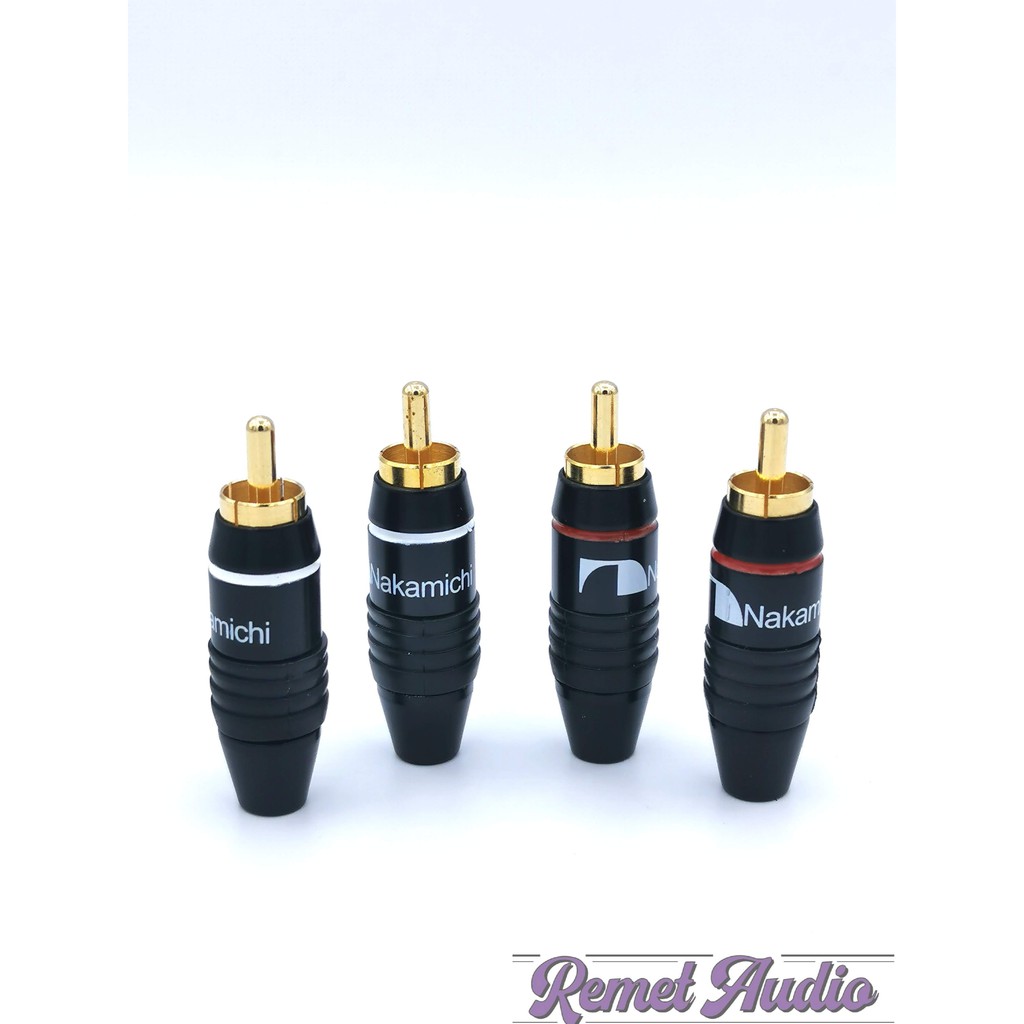 หัว RCA Nakamichi ขนาด 6mm (4ตัว)