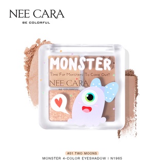 NEE CARA-MONSTER 4 COLORS EYESHADOW N1965 2Gx4