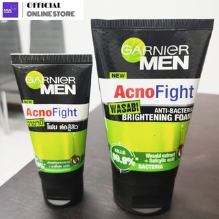 Garnier Men การ์นิเย่ เมน แอคโน่ไฟท์ วาซาบิ โฟมล้างหน้า 50มล./100มล.