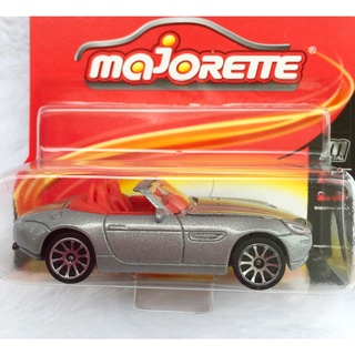 Majorette BMW Z8 - Red Seat - Silver Color /Wheels 10S /scale 1/57 (3 inches) Short package