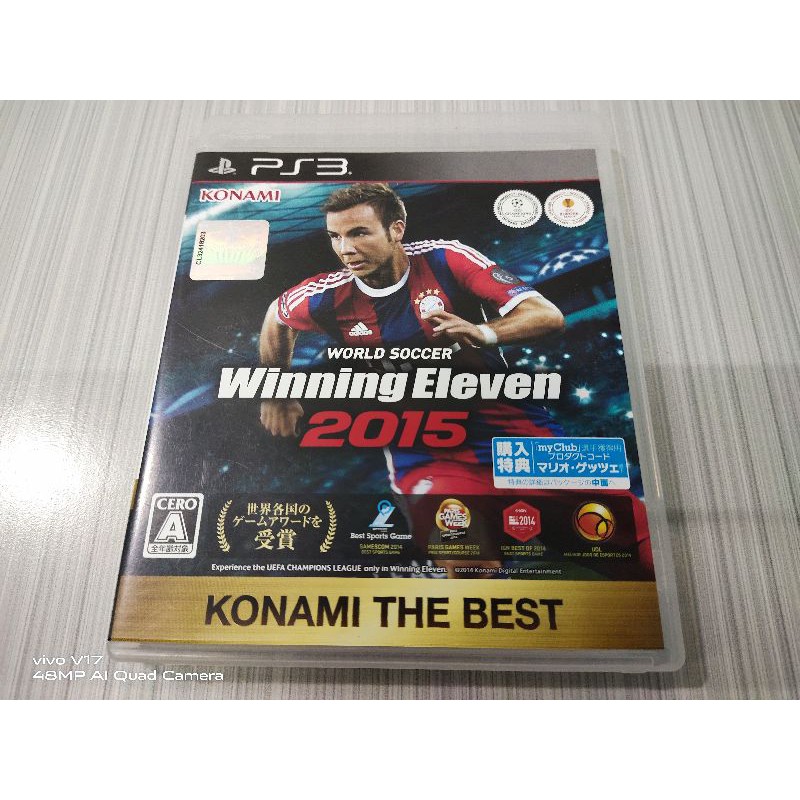 Sony Playstation 3 Ps3 แผ่นเกมส์ Winning Eleven 2015
