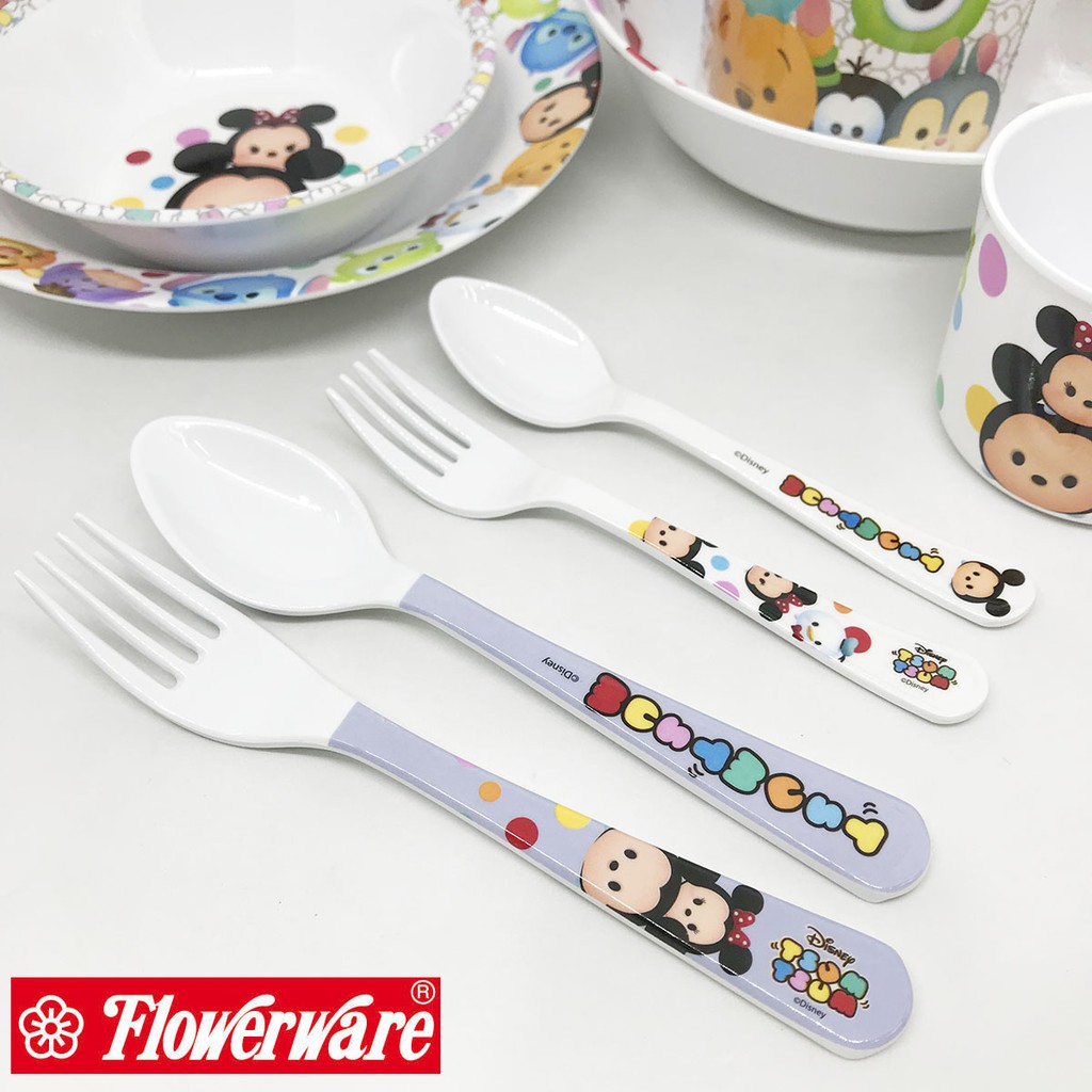 Disney Tsum Tsum จานชามเมลามีน แก้วน้ำ ช้อนส้อม ลายการ์ตูน ทีซูมซูม Superware [ขายเป็นชิ้น/เลือกรหัสสินค้า] รูปที่ 5