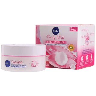 Nivea White Pearl Day Face Cream SPF33 PA+++ นีเวีย ไวท์ เพิร์ล เดย์ เฟซ ครีม 50 มล. สูตรกลางวันผสมสารป้องกันแสงแดด