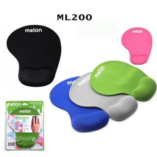 Melon แผ่นรองเม้าส์พร้อมเจลรองข้อมือ Mouse Pad With Gel Wrist Support รุ่น ML-200 4.8