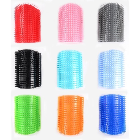 PP-119 แปรงนวดสัตว์เลี้ยง สุนัข หมา แมว หวีขน ติดผนัง Petbrush ⭐️พร้อมส่ง⭐️