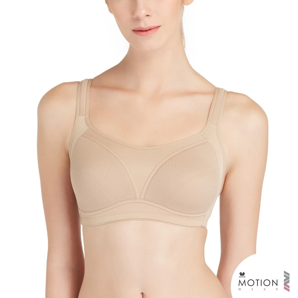 Wacoal Motion Wear Level 2 วาโก้ บราออกกำลังกาย รุ่น WR1485 สีโอวัลติน (OT)