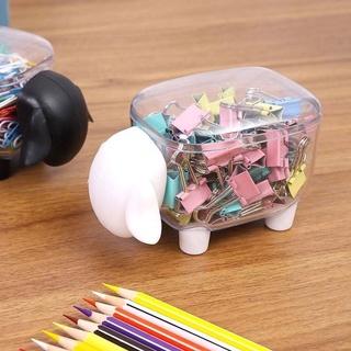 กล่องเก็บเครื่องเขียนเครื่องเขียนผ้าฝ้ายพิมพ์ลายการ์ตูนน่ารัก Swab Holder
