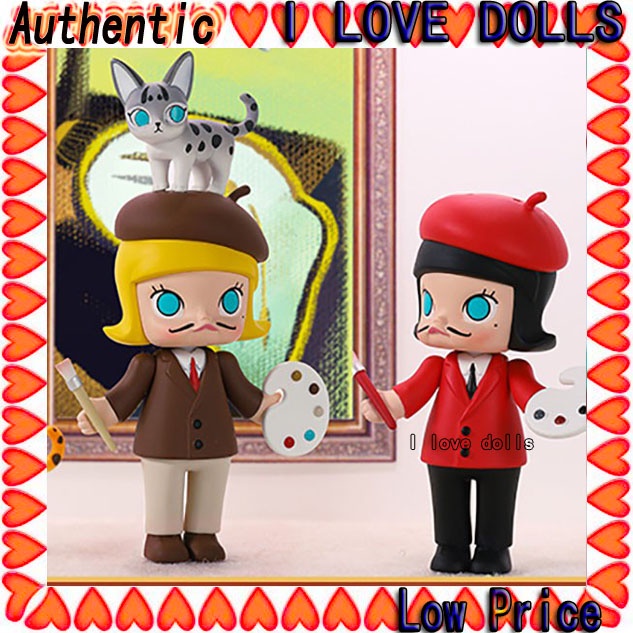 Molly Art Tycoon Series กล่องสุ่ม ตุ๊กตาฟิกเกอร์ pop mart [ของแท้]