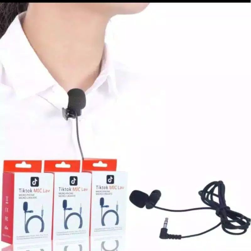 MIC CLIP ON TIKTOK MINI SMULE CLIPON MICROPHONE