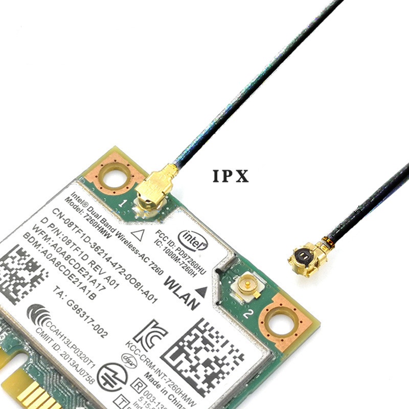 R* เสาอากาศฟิล์ม Wifi BT PCIE ขนาดเล็ก สําหรับแล็ปท็อป 2 ชิ้น