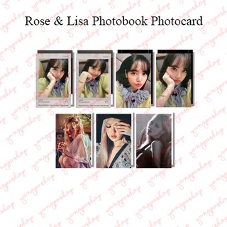 [พร้อมส่ง] Blackpink ROSE LISA PHOTOBOOK PHOTOCARD UNOFFICIAL FANMADE PB BPIN JENNIE JISOO LISA ROSE