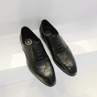 รองเท้าชาย Brogue shoes BLACK