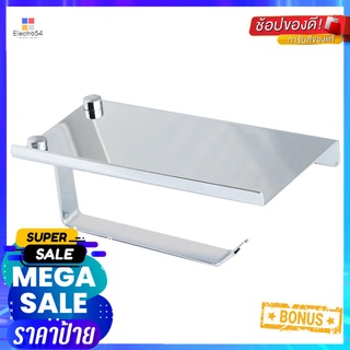 ที่ใส่กระดาษพร้อมที่วางโทรศัพท์ LUZERN BM-030 สเตนเลสTOILET ROLL HOLDER WITH SHELF LUZERN BM-030 STAINLESS