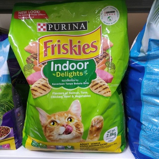 🐶🌸Pet4You🌸Friskies 2.8kg ฟรีสกี้ส์ Friskies Cat Food ลูกแมว แมวเลี้ยงในบ้าน รวมมิตรปลาทะเล ซีฟู้ด Indoor