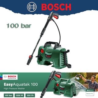 Bosch เครื่องฉีดน้ำแรง ปืนยาว รุ่น Easy Aquatak แท้100% 100บาร์ เครื่องฉีดน้ำแรงดันสูง 100bar ปั๊มฉีดน้ำ BOSCH