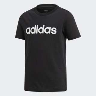 Adidas อาดิดาส เสื้อยืด สำหรับเด็ก AT JB T-Shirt ESS LogoTEE DV1811 BK (800)