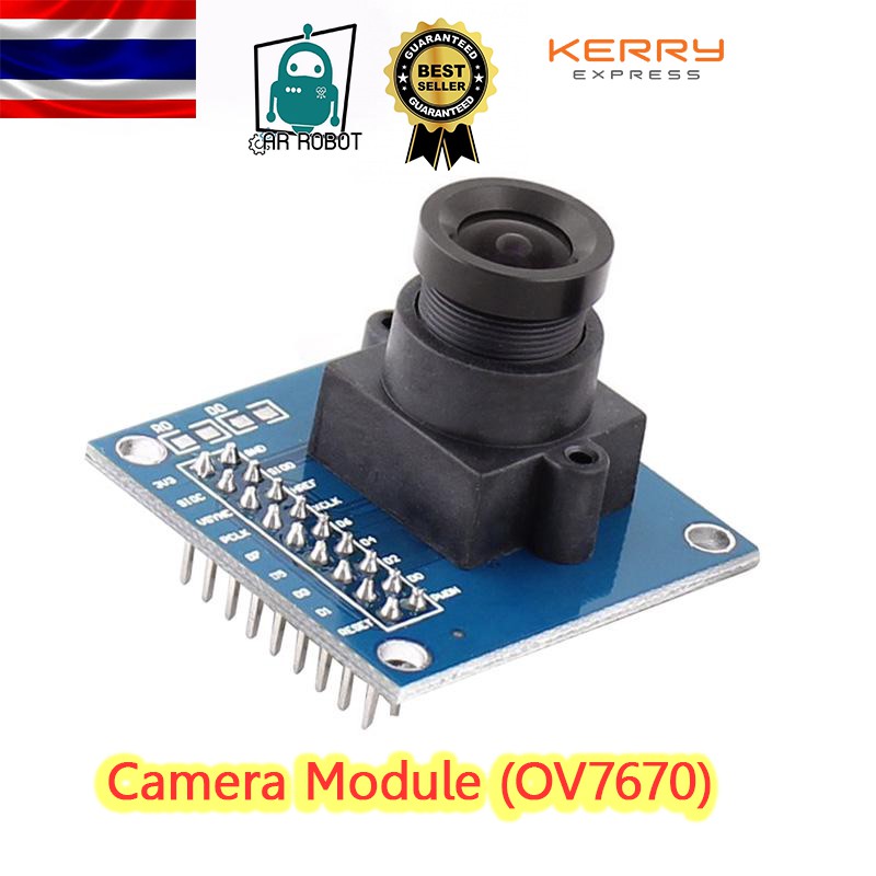 โมดูลย์กล้อง สำหรับ Arduino OV7670 VGA Camera Module OV7670 Camera ...