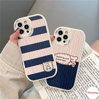 เคสโทรศัพท์มือถือนิ่ม ลายทางหมี ตาโต สําหรับ VIVO Y22S Y27 Y36 Y35 Y53S Y51A Y31 Y75 Y16 Y15S Y15A Y01 Y20SG Y12S Y30i Y50 Y33S Y21S