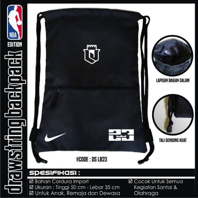 กระเป๋าหูรูด NBA LEBRON JAMES