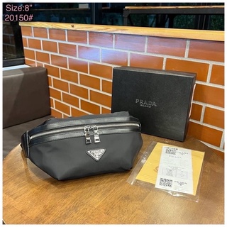 MS 👜 กระเป๋าแบรนด์เนม PD กระเป๋าคาดอก คาดเอว code 20150 8”