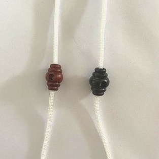 ประคต 3 ทาง ทรงตุ้ม​ ไม้งิ้วดำ ไม้พยุง ใช้เป็นข้อเพื่อแขวนพระเพิ่ม