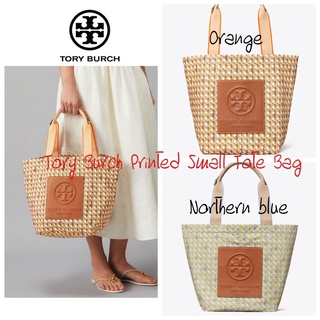 กระเป๋าสะพายไหล่ กระเป๋าถือ Tory Burch Printed Small Tote Bag