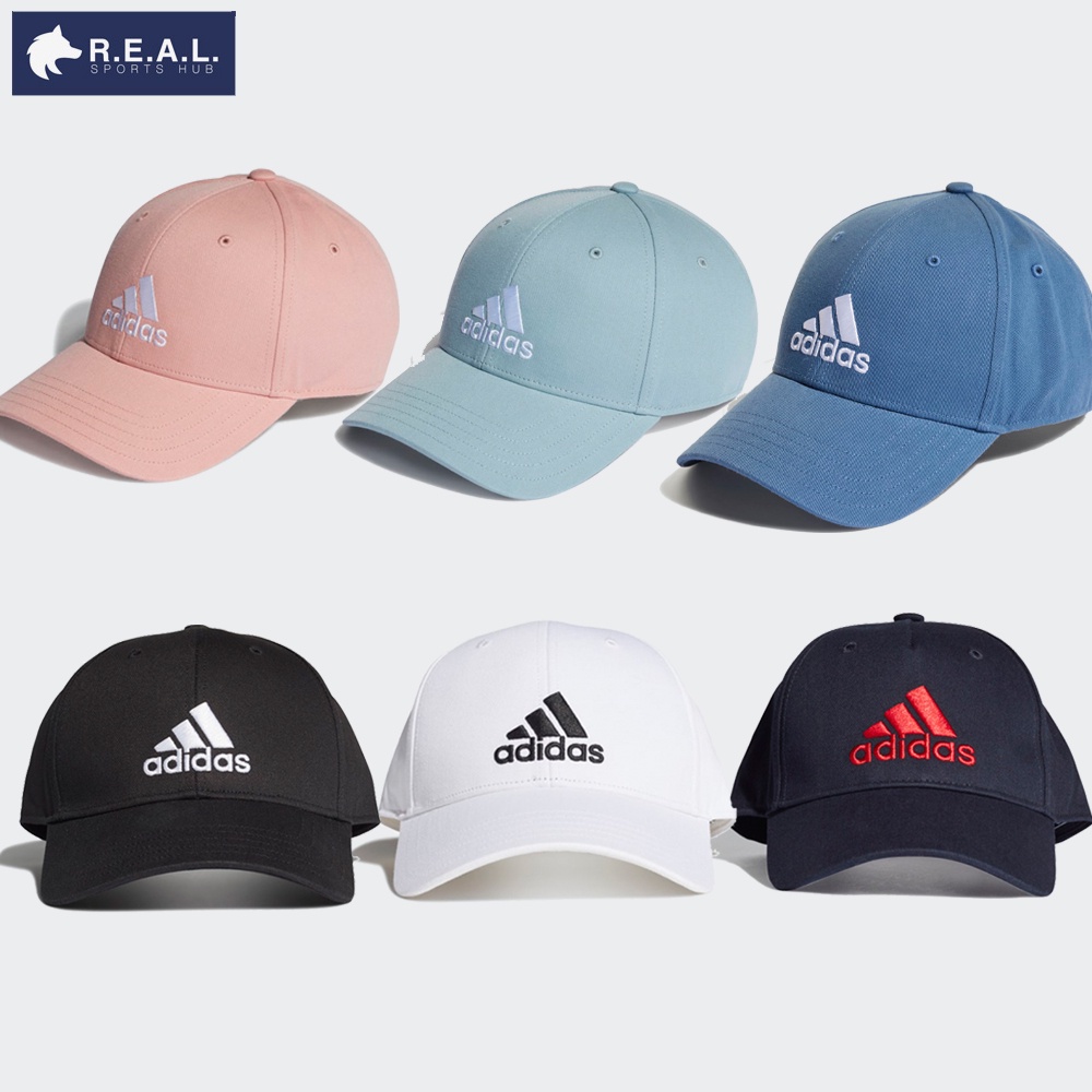 หมวก Adidas [รุ่นลายปักโลโก้หน้า] รุ่น Base ball / Classic Six-Panel Cap [ FK0890 FK0891 HN1067 H34475 HD7235 HD7234 ]