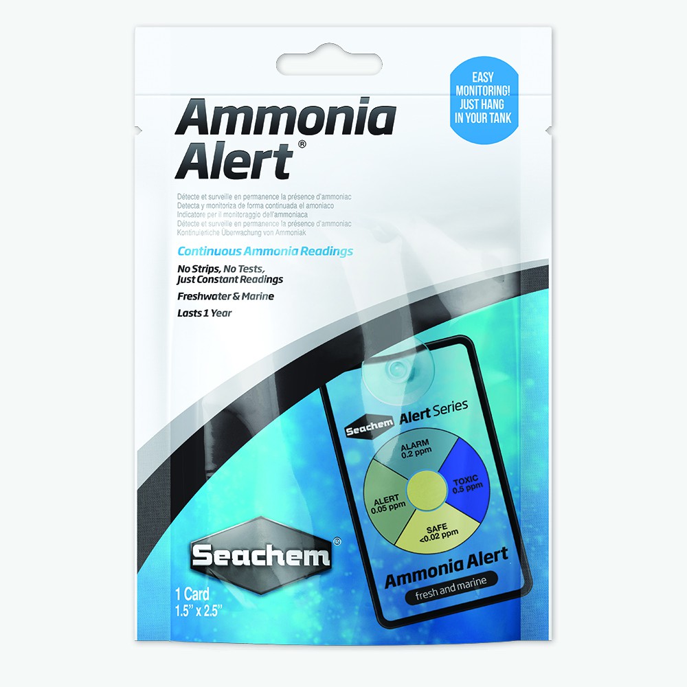Seachem Ammonia Alert อุปกรณ์วัดค่าแอมโมเนีย ในตู้ปลาและตู้กุ้ง ใช้ได้ทั้งน้ำจืดและน้ำเค็ม