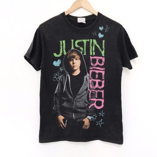 เสื้อยืด พิมพ์ลาย Justin Bieber Music Tee ไซซ์ SS-5XL