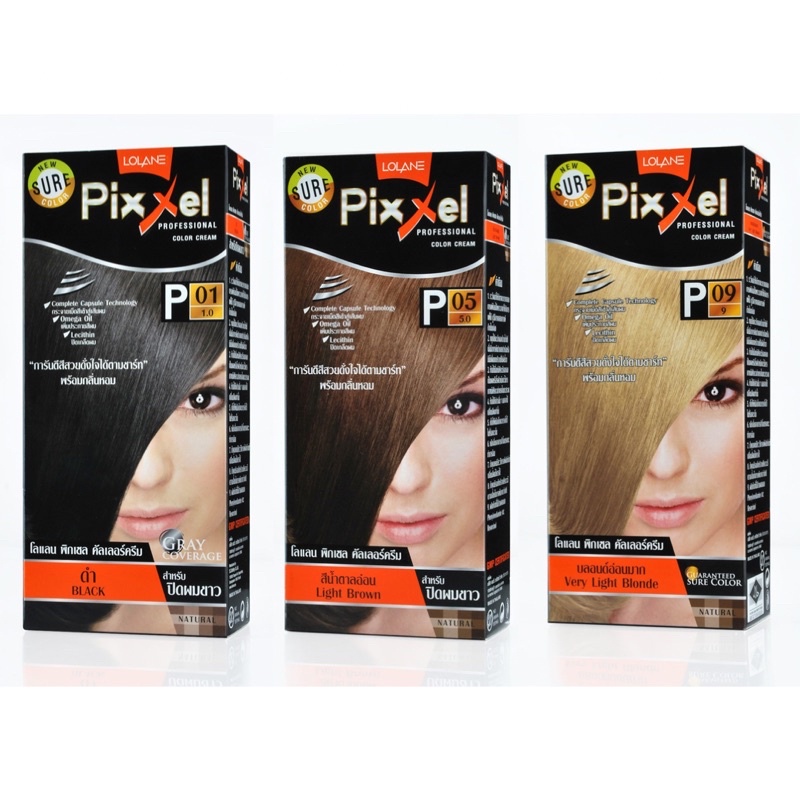 สีย้อมผม โลแลน พิกเซล คัลเลอร์ครีม Lolane Pixxel Color Cream – โปรปัง