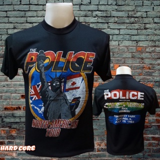 เสื้อวง THE POLICE วงร็อค ไม่มีตะเข็บข้าง คอฟิต ป้ายUSA เสื้อวินเทจ เสื้อทัวร์ วงดนตรีร็อคต่างประเทศสามารถปรับแต่งได้