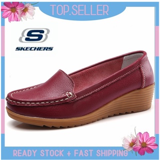 [พร้อมส่ง] *Skechers__go Walk Arch Fit รองเท้าแตะโลฟเฟอร์ ส้นแบน แบบสวม สําหรับผู้หญิง ผู้ชาย