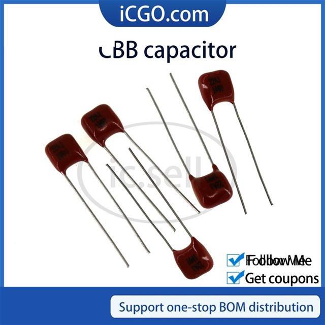 5PCS CBB ตัวเก็บประจุ 103J 153J 183J 223J 273J 333J 393J 473J 563J 100V CL 21 CBB Metallized Polypro