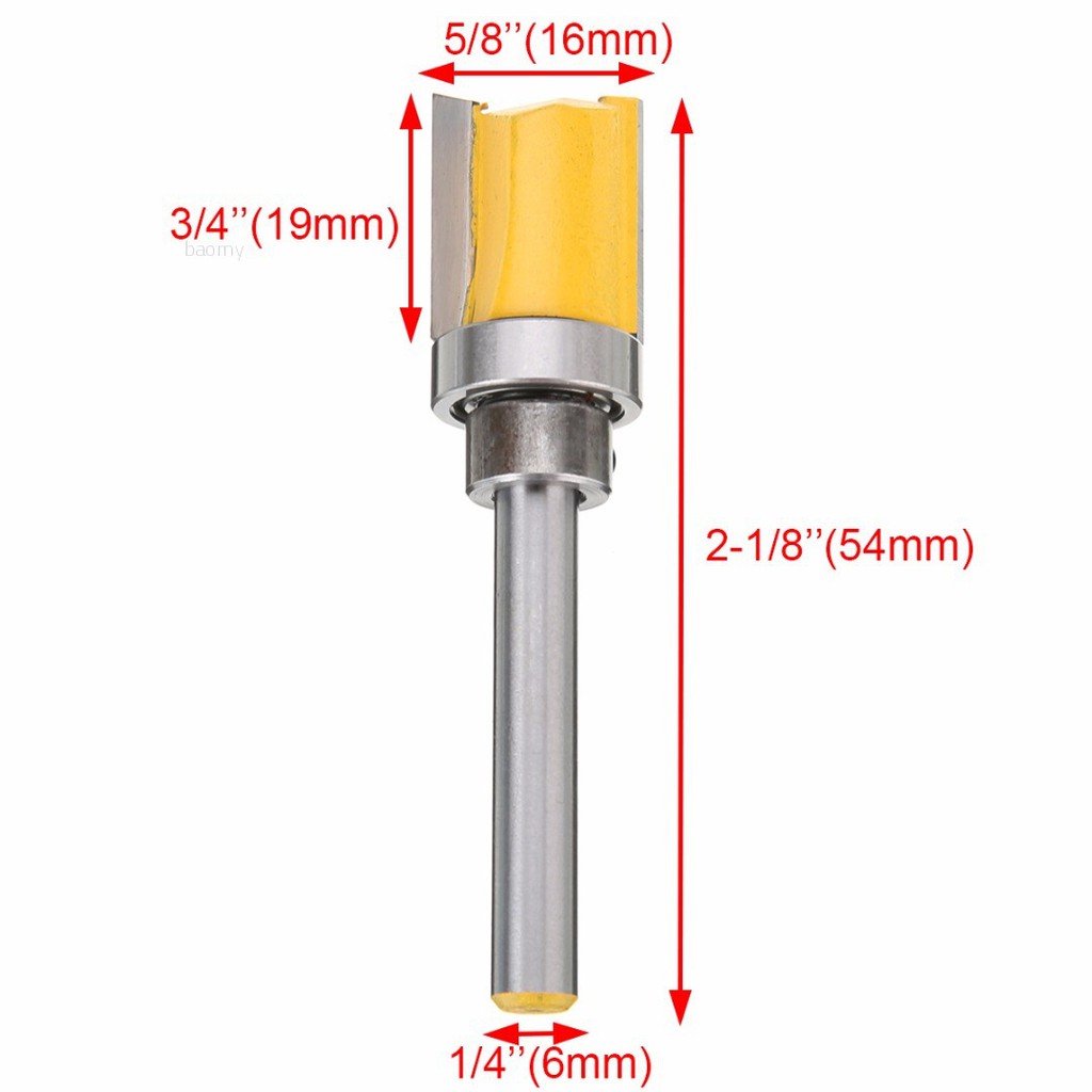 Drill Bits & Accessories STRAIGHT 1/2" TUNGSTEN CARBIDE CUTTER 3/4" x 1