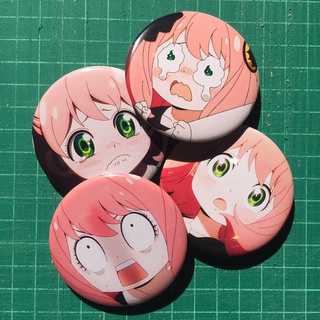 Brooch anime เข็มกลัดอนิเมะเรื่อง Spy x family (อาเนีย) ขนาด 58 mm