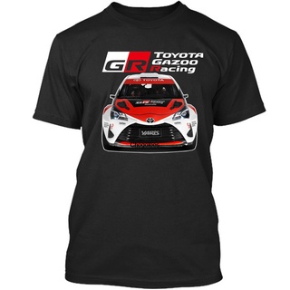 tshirtเสื้อยืดคอกลมฤดูร้อนเสื้อยืด พิมพ์ลาย Toyota Yaris Gazoo Racing Wrc Corolla สําหรับผู้ชาย XS S M L XL XXL 3XL 4XL