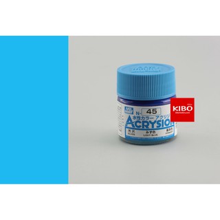 สีสูตรน้ำ ACRYSION COLOR N45 LIGHT BLUE (Gloss) 10ml