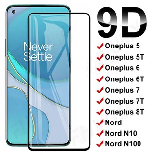 (พร้อมส่งในไทย)Full ฟิล์มกระจกเต็มจอ​OnePlus8T/OnePlusNordN10/N100/OnePlusNord/OnePlus5/5T/OnePlus6/6T/OnePlus7/7T