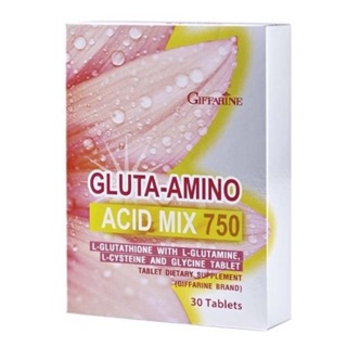 GLUTA-AMINO ACID MIX750 GIFFARINE กลูต้า-อะมิโน แอซิด มิกซ์ 750 กิฟฟารีน | อาหารเสริม กลูต้าไธโอน