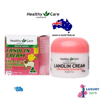 Lanolin Cream with Evening Primrose Oil 100g Healthy Care(exp31/09/2026)